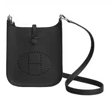 HERMES Evelyne 16 Sellier Epsom 89 Noir