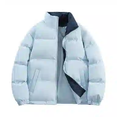 鸭鸭 美式幻影渐变新年战袍加厚保暖鸭绒休闲宽松立领短款无帽暗黑外套羽绒服 男女同款