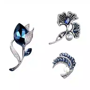 缔晶 精致轻奢时尚优雅百搭 合金 胸针 女款