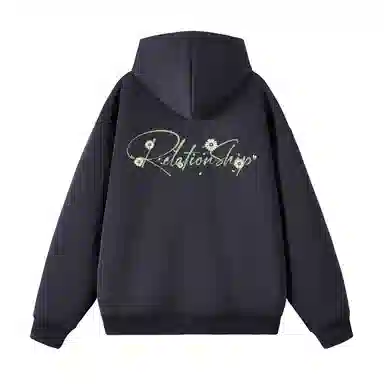 棉基因 早秋男生帽子高街职场清新简约学生潮牌经典国潮辣妹韩系女痞帅青少年穿搭复古潮男装户外通勤慵懒风基础款打底连帽卫衣 男女同款