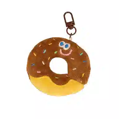 心水好物 趣味卡通甜品公仔可爱少女心甜甜圈搞怪百搭背包装饰 毛绒 挂件 男女同款情侣款