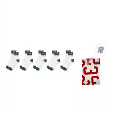 二三二三 潮流时尚撞色舒适抑菌防臭运动袜吸湿排汗个性袜子爬山跑步健身日常通勤中筒袜 男款