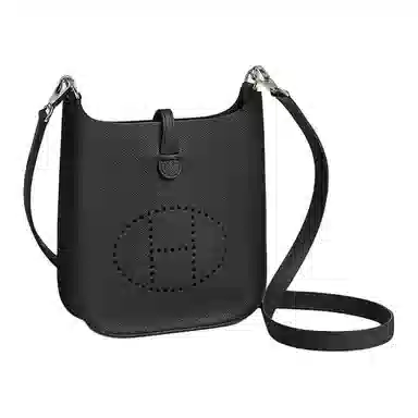HERMES Evelyne 16 Sellier Epsom 89 Noir