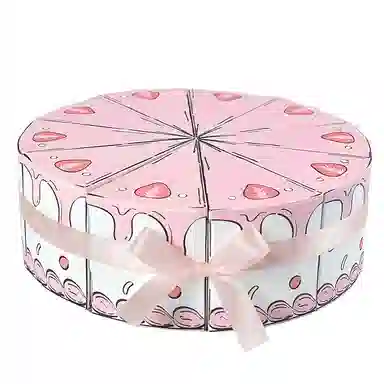 公主恋人 可爱创意三角形蛋糕形状 派对包装盒 其他手工制作