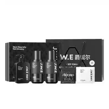 爵威尔 男士玩酷护肤礼盒 补水保湿改善肤色清爽控油 爽肤水+保湿乳+洁面