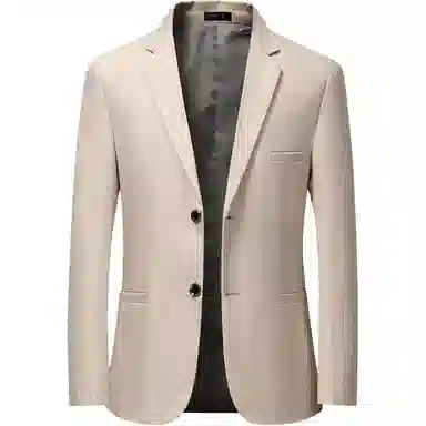 老爷车 男装秋季时尚百搭洋气高级感贵气纯色商务外套西装 男款