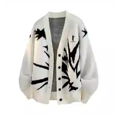 CHARLIE GOLF Vintage V-Neck Cardigan