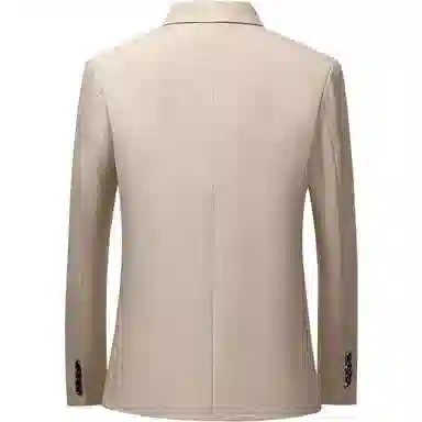 老爷车 男装秋季时尚百搭洋气高级感贵气纯色商务外套西装 男款