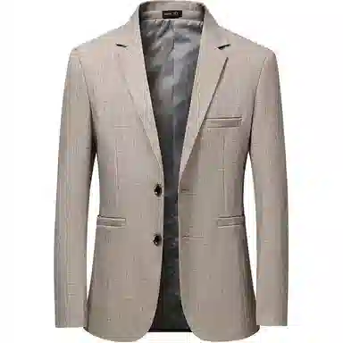 老爷车 男装秋季时尚百搭洋气高级感贵气纯色商务外套西装 男款