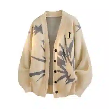 CHARLIE GOLF Vintage V-Neck Cardigan