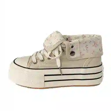TELENT High-Top Canvas Sneakers