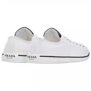 Prada Sporty Pointed Sneakers White