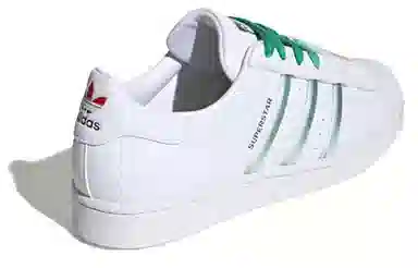 adidas Superstar White Green