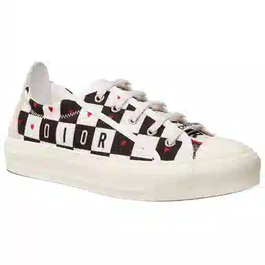 Dior Walk'n Dior Low Top Sneakers White Black Red
