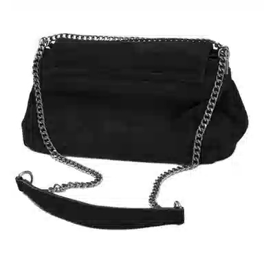 ZARA Leather Shoulder Bag Black