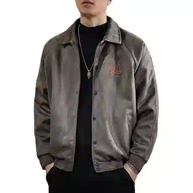 遨宇 美式复古休闲潮流高端极简风上衣户外百搭工装夹克外套 男款
