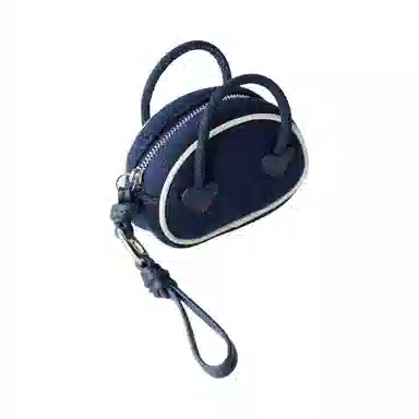 ZARA Colorblock Mini Wallet Blue