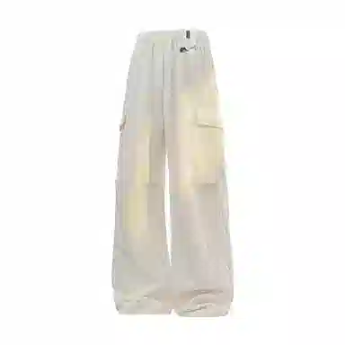 【免搭配一套显高显瘦】布客行 美式复古麻花肌理感简约高级轻奢老钱翻领长袖卫衣可拆卸别针工装弯刀直筒春秋百搭舒适休闲套装 男女同款