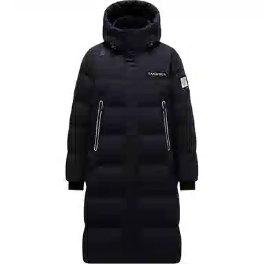 坦博尔 字母印花加厚长款羽绒服 男女同款