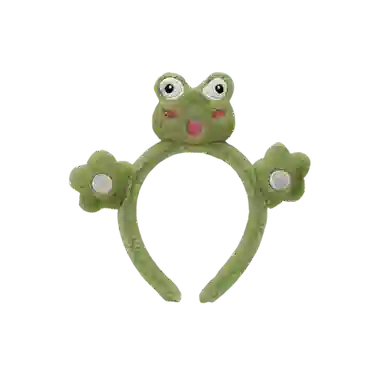 希铃 大眼萌蛙 帆布 发箍 女款