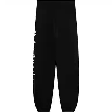 Palm Angels Logo Print Pants Black