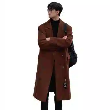 URBAN AUTHENTIC Long Wool Coat