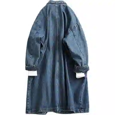 Gongnu Denim Trench Coat