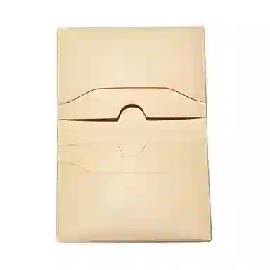 Acne Studios Folded Leather Cardholder Yellow