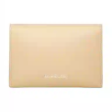 Acne Studios Folded Leather Cardholder Yellow