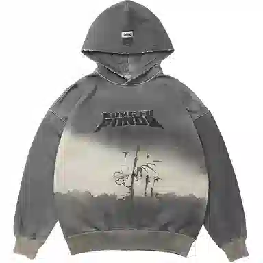 xVESSEL Kung Fu Panda Hoodie Grey