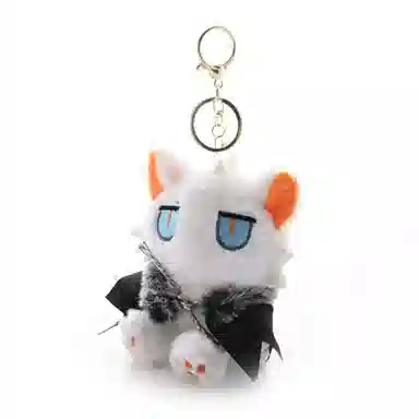 玄唐 酷飒披风猫咪毛绒玩具公仔 聚酯纤维 挂件 男女同款情侣款