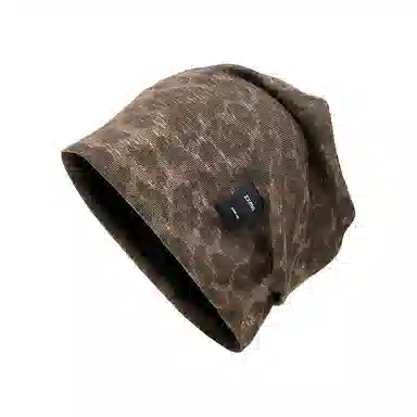 心水好物 美式嘻哈街头个性豹纹扎染双层 棉 帽子 男女同款情侣款