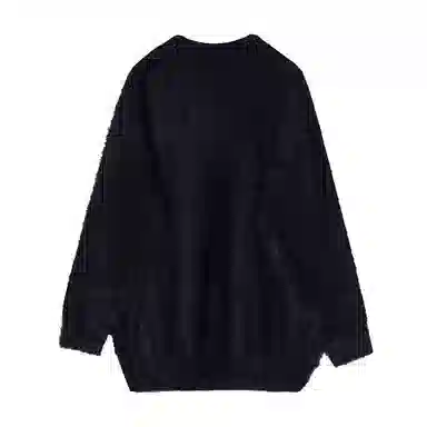 CHEER ZONE Vintage Mink Fleece V-Neck Cardigan