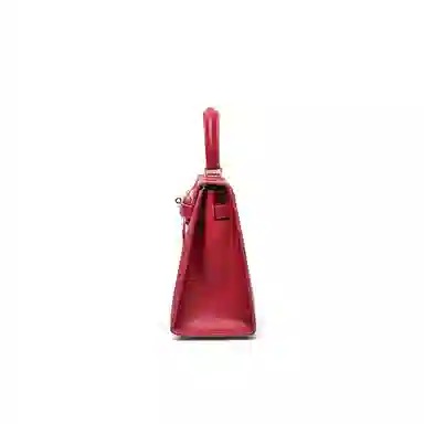 CLEVER& KETCH Embroidered PU Tote Bag Red