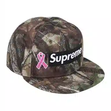 SupremexNew Era FW25 Week 1Breast Cancer Awareness Box Logo -