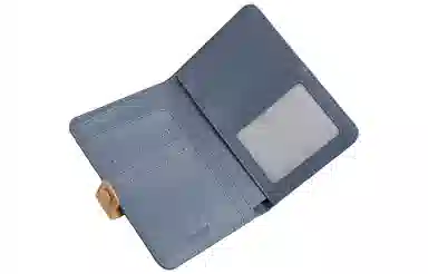 TOUTOU Hellkitty Passport Wallet Denim Blue