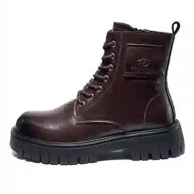 依米奴 户外外穿 英伦风 复古经典 高颜值 时尚潮流 脚感舒适 真皮质感 低调百搭 日常通勤 职场会议 简约帅气 轻便柔软  马丁靴 男款