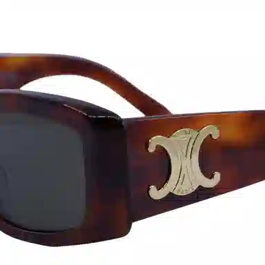 CELINE Square Sunglasses Tortoise