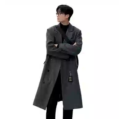 URBAN AUTHENTIC Long Wool Coat