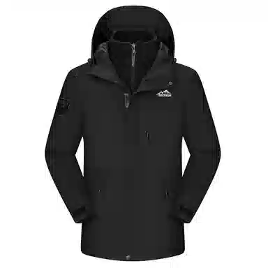 大卫贝肯  美式品牌经典简约山系户外登山运动宽松连帽三合一百搭舒适 冲锋衣 男女同款