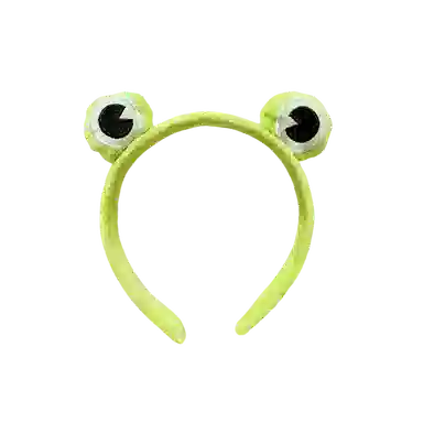 希铃 大眼萌蛙 帆布 发箍 女款