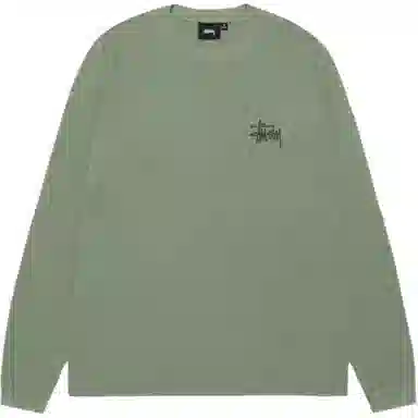 Stussy FW24 RAGLAN THERMAL LS CREW logoT