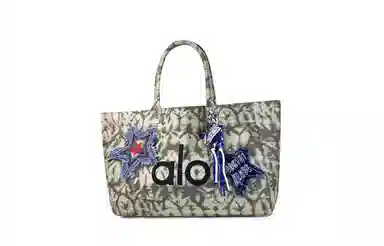 alo yoga Denim Star Tote Bag