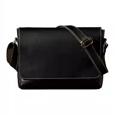 Simple&nature Messenger Bag Black