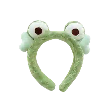 希铃 大眼萌蛙 帆布 发箍 女款