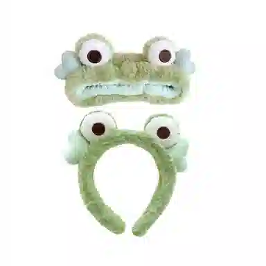 希铃 大眼萌蛙 帆布 发箍 女款