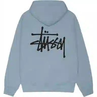 Stussy FW24 BASIC STSSY ZIP HOODIE logo