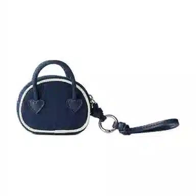 ZARA Colorblock Mini Wallet Blue