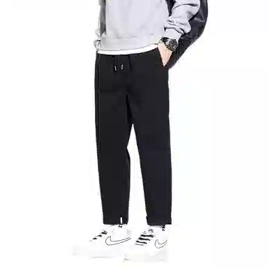 赛瀚 纯棉直筒休闲裤男士复古潮牌春秋厚款百搭舒适亲肤男款痞帅长裤显瘦显高青少年高街潮流通勤外穿高级感男装锥形裤 男女同款