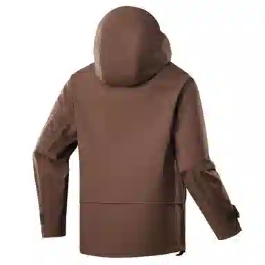 大卫贝肯  美式简约纯色基础款户外运动机能登山徒步连帽  防水防风耐磨保暖冲锋衣 男女同款